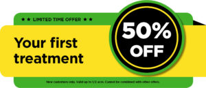 Mosquito Joe 50% off First Treatment Promotion